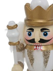 Komplet ozdób choinkowych Mertos, 4 elem., Płyta pilśniowa średniej gęstości (MDF), Biały, odcienie złotego, S 4 x W 14 cm