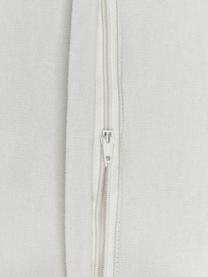 Kissenhülle Shylo in Hellgrau mit Quasten, 100% Baumwolle, Grau, B 40 x L 40 cm