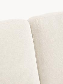 Petit canapé d'angle Fluente, Tissu blanc cassé, larg. 198 x prof. 152 cm, méridienne à gauche