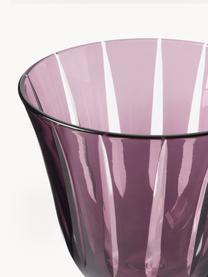 Súprava pohárov na víno Cuttings, 6 ks, Sklo, Viac farieb, Ø 10 x V 17 cm, 250 ml