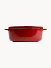 Cocotte ovale con rivestimento antiaderente Doelle, Ghisa con rivestimento antiaderente in ceramica, Rosso, Lung. 40 x Larg. 29 x Alt. 16 cm