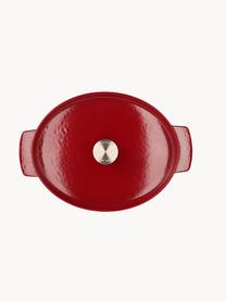 Ovaler Bräter Doelle mit Antihaftbeschichtung, Gusseisen mit Keramik-Antihaftbeschichtung, Rot, L 40 x B 29 x H 16 cm