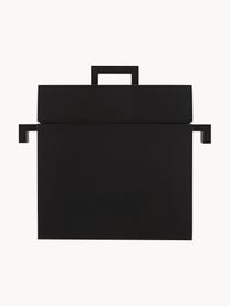 Kookpan La Cubica met anti-aanbaklaag, Gecoat aluminium, Zwart, B 22 x H 20 x D 17 cm