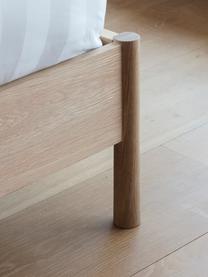 Łóżko z drewna dębowego Wycombe, Jasny brązowy, S 180 x D 200 cm