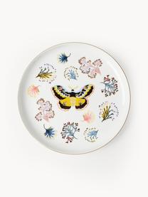 Súprava plytkých tanierov Flamboyant, 4 diely, Porcelán, Viacfarebné so zlatým lemom, Ø 26 x V 3 cm