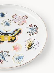 Súprava plytkých tanierov Flamboyant, 4 diely, Porcelán, Viacfarebné so zlatým lemom, Ø 26 x V 3 cm