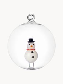 Palline di Natale fatte a mano Christmas Tales 2 pz, Vetro borosilicato, Pupazzo di neve, Ø 8 cm