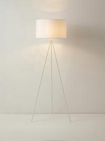 Lampadaire trépied scandi Cella, Blanc, haut. 158 cm