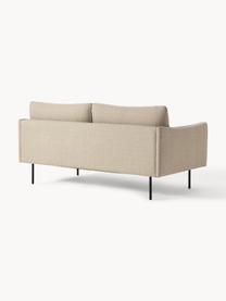 Sofa Moby (2-Sitzer), Bezug: Polyester Der hochwertige, Gestell: Massives Kiefernholz, FSC, Webstoff Beige, B 170 x T 95 cm