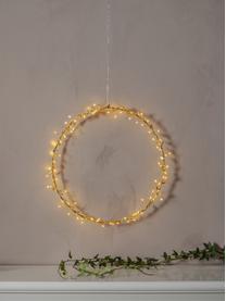 Couronne de Noël LED avec fonction minuterie Winny, Ø 38 cm, Doré, Ø 38 cm