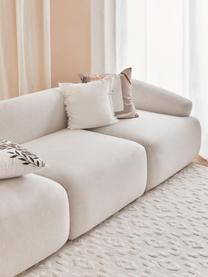Ručne tkaný bavlnený koberec s reliéfnou štruktúrou Idris, 100 %  bavlna, Krémovobiela, Š 80 x D 150 cm (veľkosť XS)