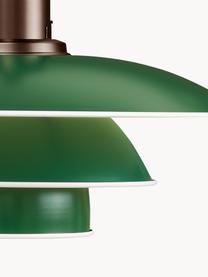 Lampada a sospensione PH 3½-3, Paralume: alluminio rivestito, Verde, rame, Ø 33 x Alt. 31 cm
