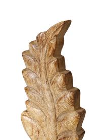 Decoratieve objectenset Leaf, 3-delig, Mangohout, Bruin, B 12 x H 30 cm