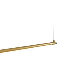 Grosse LED-Pendelleuchte Elettra, Baldachin: Aluminium, beschichtet, Goldfarben, B 120 x H 2 cm