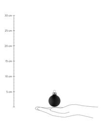 Komplet bombek Evergreen, 16 elem., Czarny, Ø 4 cm