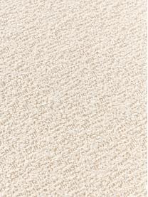 Rundes Bouclé-Eckmodul Sofia, Bezug: Bouclé (100 % Polyester) , Gestell: Fichtenholz, Spanplatte, , Bouclé Hellbeige, B 190 x T 103 cm