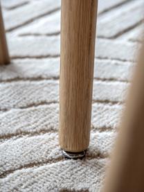 Mesa de comedor de madera Hatfield, 77 x 77 cm, Tablero: chapa de roble, madera de, Patas: tablero de fibra de densi, Madera de roble, An 77 x F 77 cm