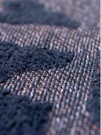 Koberec Perriers, 100 % polyester, Čierna, tmavosivá, Š 80 x D 150 cm (veľkosť XS)