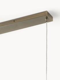 Grote hanglamp Hamilton, Frame: geborsteld metaal, Goudkleurig, B 81 x H 13 cm