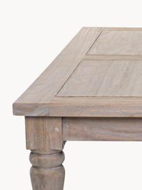 Table basse en teck Bali, Bois de teck, certifié FSC, Bois de teck, larg. 120 x haut. 30 cm