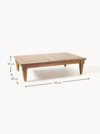 Tavolino da salotto in legno di teak Bali, Legno di teack

Questo prodotto è realizzato con legno di provenienza sostenibile e certificato FSC®, Teak, Larg. 120 x Alt. 30 cm