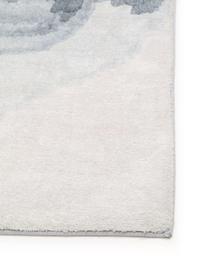 Dywan z krótkim włosiem Mara, 100% poliester, Odcienie szarego, biały, S 80 x D 150 cm (Rozmiar XS)