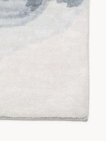 Tapis à poils ras Mara, 100 % polyester, Tons gris, blanc, larg. 120 x long. 170 cm (taille S)