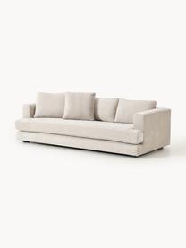 Sofa Tribeca (3-Sitzer), Bezug: 100 % Polyester Der strap, Gestell: Buchenholz, Kiefernholz, , Füße: Kiefernholz Dieses Produk, Webstoff Hellbeige, B 228 x T 104 cm