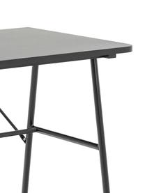 Schreibtisch Pascal in Schwarz, Tischplatte: Mitteldichte Holzfaserpla, Gestell: Metall, pulverbeschichtet, Schwarz, B 100 x H 75 cm