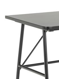 Schreibtisch Pascal in Schwarz, Tischplatte: Mitteldichte Holzfaserpla, Gestell: Metall, pulverbeschichtet, Schwarz, B 100 x H 75 cm