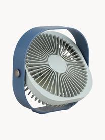 Ventilateur de table portable Fantastic, Plastique, Tons bleus, Ø 20 x haut. 20 cm