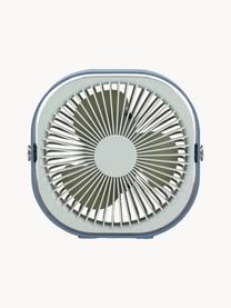 Ventilateur de table portable Fantastic, Plastique, Tons bleus, Ø 20 x haut. 20 cm