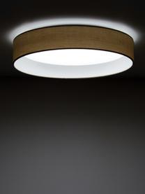 Plafoniera a LED Helen, Cornice: metallo, Beige chiaro, Ø 52 x Alt. 11 cm