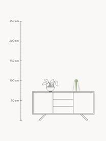 Lámpara de mesa táctil pequeña LED Cyborg, Lámpara: aluminio pintado, Cable: plástico, Verde claro, Ø 20 x Al 31 cm