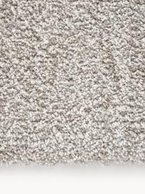 Flauschiger Hochflor-Teppich Leighton, Flor: Mikrofaser (100 % Polyest, Greige, B 160 x L 230 cm (Grösse M)