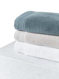 Lot de serviettes de bain en coton bio Premium, 4 élém., 100 % coton bio, certifié GOTS
Qualité supérieure 600 g/m²

Le matériau est certifié STANDARD 100 OEKO-TEX®, IS025 189577, OETI, Gris clair, Lot de différentes tailles