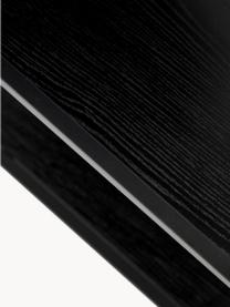 Scaffale Seaford, Ripiani: pannelli MDF (fibra a med, Struttura: metallo verniciato a polv, Nero, Larg. 77 x Alt. 114 cm