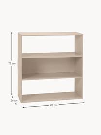 Estantería de madera Kiddo, Madera de abedul pintada

Este producto está hecho de madera de origen sostenible y con certificación FSC®., Beige claro, An 70 x Al 73 cm