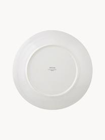 Platos llanos artesanales Amalia, 2 uds., Cerámica, Azul claro, blanco crema, Ø 25 cm