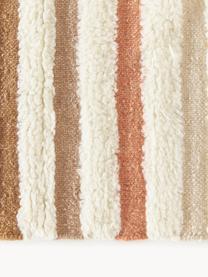 Alfombra kilim artesanal con flecos Calais, 80% lana, 20% algodón

Las alfombras de lana se pueden aflojar durante las primeras semanas de uso, la pelusa se reduce con el uso diario., Beige, terracota, gris pardo, An 80 x L 150 cm (Tamaño XS)