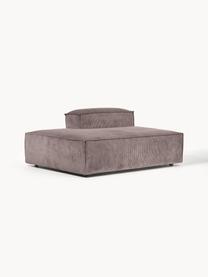 Chaise longue module Lennon van corduroy, Bekleding: corduroy (92% polyester, , Frame: massief grenenhout, multi, Poten: kunststof Dit product is , Corduroy taupe, B 150 x D 119 cm, rugleuning rechts