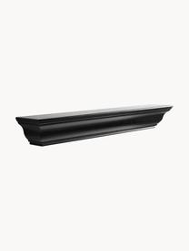 Estante de pared Royal, Tablero de fibras de densidad media (MDF), Negro, An 76 x Al 10 cm