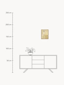 Ingelijste digitale print Wherever you are, Lijst: eikenhout, Geeltinten, B 30 x H 40 cm