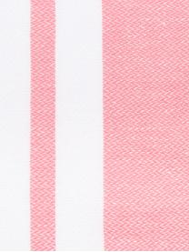 Fouta con flecos Stripy, Algodón
Gramaje ligero 185 g/m², Rosa, blanco, An 95 x L 175 cm