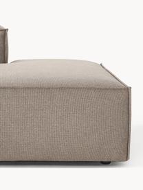 Diván modular grande Lennon, Tapizado: 100% poliéster Alta resis, Estructura: madera contrachapada de p, Patas: plástico Este producto es, Tejido gris pardo, An 357 x F 119 cm, reposabrazos derecho