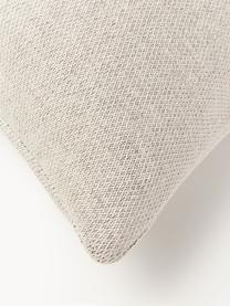 Housse de coussin en coton avec motif hivernal Buddy, 100% coton, Beige clair, multicolore, larg. 45 x long. 45 cm