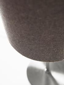 Lampada da tavolo con paralume in tessuto Seth 2 pz, Paralume: tessuto, Base della lampada: metallo nichelato, Struttura: metallo nichelato, Grigio, color nickel, Ø 15 x Alt. 45 cm