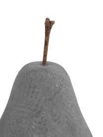 Decoratief object Pear, Beton, Grijs, Ø 6 x H 10 cm