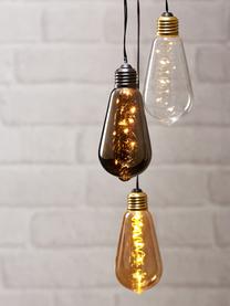 LED-Dekoleuchte Glow, Lampenschirm: Glas, getönt, Schwarz, Ø 6 x H 13 cm