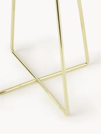 Zamatová stolová lampa Karolina, Tmavozelená, odtiene zlatej, Ø 25 x V 49 cm